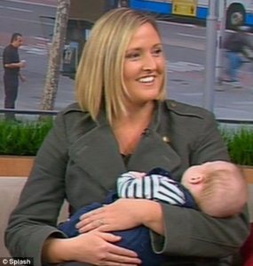 Doğumdan bir kaç ay sonra Avusturalya TV'nda mucizlerini anlatan sevgili Kate ve oğlu Jamie